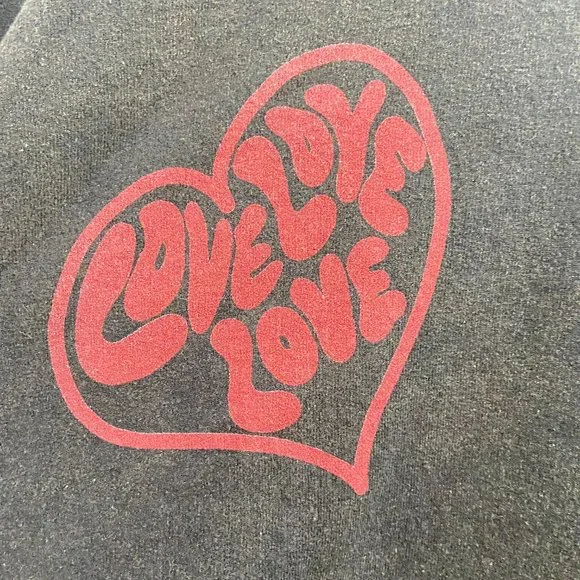 NEW Goat Crew Black Thank You for Being You Graphic Sweatshirt Size S - Picture 8 of 10